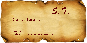 Séra Tessza névjegykártya